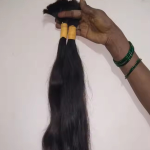 Cheveux naturels vierges indiens, lot de 20, cheveux humains remy, haute qualité, promo au prix d'usine - Product Image 1