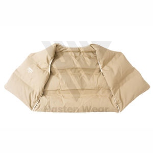 Blouson sans manches pour homme avec logo personnalisé, couleur unie, style Kanye, veste matelassée, veste d'hiver, doudoune - Product Image 3