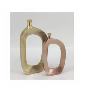 Customized Gold Fancy Antique High Quality Handmade Decorative Multi Purpose Home Wedding Decoration <b>Unique</b> Flower <b>Vases</b> - Product Image 6