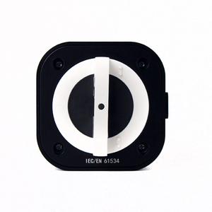 รางพลาสติกสีดำ16A ทันสมัยรางปลั๊กไฟติดผนังรางสายไฟ EU UK เหล็กทองแดง1เมตร - Product Image 4