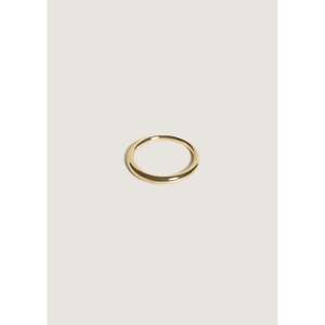 Bague Ellipse Pauline Dainty en Or Massif 14 carats Plaqué Rhodium avec Sertissage Invisible, Bijou Quotidien en Pierre Précieuse - Product Image 3
