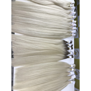 ผมเรมี่เวียดนามจำนวนมากสีอ่อนแบบยุโรปสามารถปรับแต่งได้100% สีธรรมชาติ2x ต่อผม4/2X6 - Product Image 6
