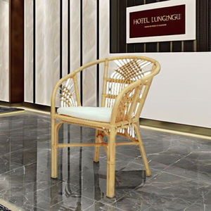 Chaise de loisirs modulable en bambou touffetée Harmony pour meubles de salle à manger chambre à coucher hôtel école appartement atelier - Product Image 4