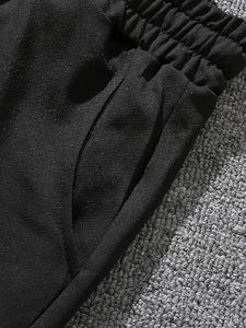 Pantalones Cortos Deportivos de Algodón para Hombre, Pantalón Corto de Lana de Terry, Respetuoso con el Medio Ambiente, Estilo Callejero, Informal, Verano - Product Image 4