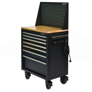 Vente en gros Boîte à outils modulaire à 7 tiroirs Ensemble de mécanicien d'emballage ISTA Armoire de garage en acier à revêtement en poudre personnalisable Rangement d'outils OEM - Product Image 1