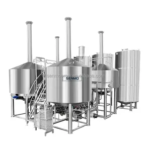 Electricity steam heating brewhouse 1000l with cip machine for whole setup brewery equipement