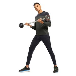 T-shirt d'entraînement à manches longues pour hommes Slim Fit tissu respirant léger Colorblock chemise pour hommes idéal pour l'entraînement et l'usure quotidienne - Product Image 3