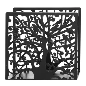 Best Selling Customized Size Napkin Holder Finest Quality Wooden Base with <b>Metal</b> Stocked <b>for</b> Weddings From Wholesale Suppliers - Product Image 2