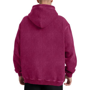 Sweat-shirt tendance et confortable personnalisable de haute qualité pour homme Service OEM Sweat à capuche vieilli - Product Image 3