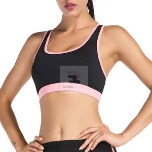 Top de yoga para gimnasio con logotipo personalizado para mujer con Sujetador deportivo transpirable para fitness - Product Image 3