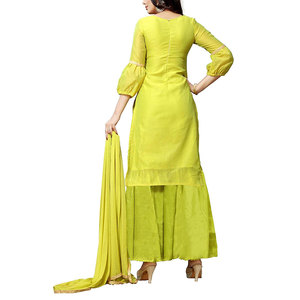 2025 New Arrival Best Selling Women Salwar Kameez / Latest Design 100% Silk High Quality Customizable Ladies Party Wear - Product Image 3