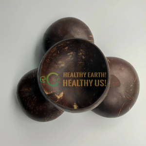 Cuenco de cáscara de coco ecológico personalizado de Vietnam pulido con logotipo láser para velas - Product Image 6