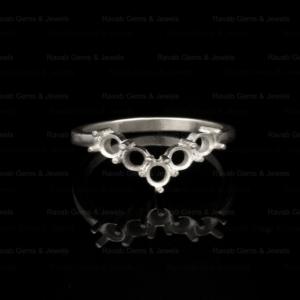 แหวนเงินแท้ 925 สำหรับงานแต่งงานและหมั้น แบบก้านงัด ขนาด 3 มม. สำหรับใส่จี้เก็บน้ำนมแม่ ทำเครื่องประดับเองได้ ขายส่งปี 2024 - Product Image 2