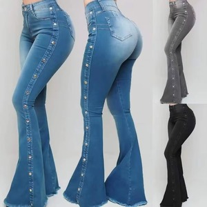 2025 superventas, pantalones vaqueros rectos de moda para mujer, pantalones vaqueros informales elásticos lavados, pantalones vaqueros de cintura alta para mujer - Product Image 4