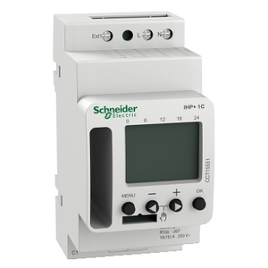 Per SCHNEIDER ELECTRIC CCT15551 Acti 9 IHP+ 1C (24h/7d) Interruttore Orario Programmabile SMARTw - Product Image 1