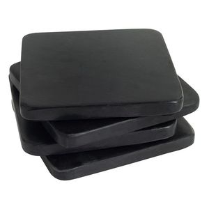 Posavasos para bebidas de mármol Natural negro elegante para decoración del hogar rústico moderno, alfombrillas y almohadillas de protección para vajilla - Product Image 1