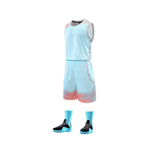 Uniforme de basket-ball Ensemble de vêtements de sport de plein air Maillot sans manches à col rond côtelé du fabricant et fournisseur de vêtements de sport COSH - Product Image 5