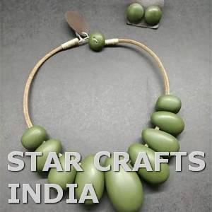 Prêt à expédier haute qualité mode couleur bleu clair perles en métal bijoux bohème multi perles collier bijoux en acier inoxydable - Product Image 4