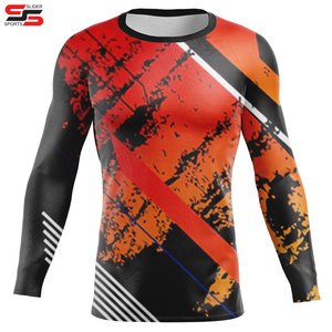2025เสื้อรัดรูปแขนยาวสำหรับผู้ชาย BJJ Jiu Jitsu และการฝึกออกกำลังกาย - Product Image 3
