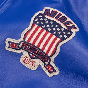 แจ็คเก็ตหนังแท้คุณภาพสูง Avirex แบบสั่งทำพิเศษ ดีไซน์หรูหรา ราคาขายส่งจากโรงงาน - Product Image 4