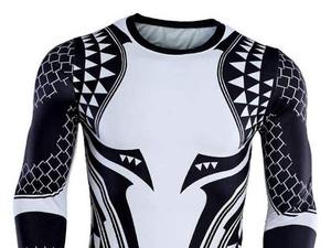 Nouveautés Compression Fitness : Rashguard de qualité supérieure UPF50+, très confortable, manches longues, léger - Product Image 5