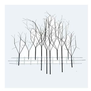 งานศิลปะตกแต่งผนังรูปต้นไม้เหล็ก งานโลหะสั่งทำพิเศษสำหรับตกแต่งภายในบ้าน ร้านอาหาร โรงแรม ของตกแต่งทำมือสไตล์โมเดิร์น - Product Image 1