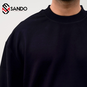 Sudadera con capucha de gran tamaño para hombre de algodón 100% de alta calidad, Sudadera ligera de 500GSM, sudadera 3D personalizada para sudaderas con capucha con estampado de hojaldre - Product Image 2