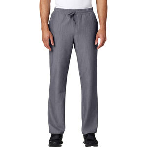 Pantalones de fregado de diseño personalizado para trabajadores de la salud cintura elástica tela cómoda uniforme profesional - Product Image 1