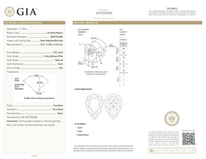 1.02กะรัตลูกแพร์ตัดแฟนซีสีน้ำตาล-ชมพู VS2ชัดเจนหลวมเพชรแฟนซีธรรมชาติสำหรับการทำเครื่องประดับ - Product Image 2