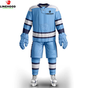 Meilleur prix Ensembles d'uniformes de hockey sur glace de nouvelle conception en stock! - Product Image 1