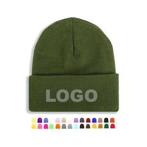Gorros de Moda al por Mayor, Gorros de Punto con Bordado Personalizado, Logotipo Personalizado, Gorro de Invierno, Gorros Gruesos - Product Image 3