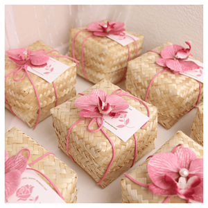 Panier de pique-nique en bambou, boîte classique en bambou et rotin, pour cadeaux d'événements, panier de pique-nique, boîte cadeau, fabricant vietnamien - Product Image 1