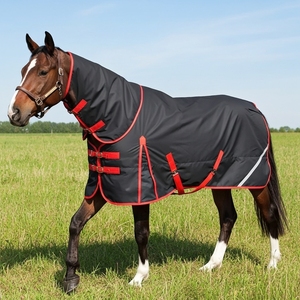 Vente chaude tapis de participation d'hiver pour chevaux tapis de cheval synthétique imperméable Anti-frottement réglable ventre sangle cou tapis de cheval d'hiver - Product Image 1