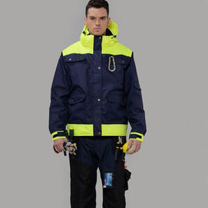 แจ็กเก็ตนิรภัยสะท้อนแสงสองสีพร้อมซิปกันน้ำและซับในสำหรับแจ็กเก็ตเพื่อความปลอดภัยในสภาวะที่ไม่เอื้ออำนวย - Product Image 4