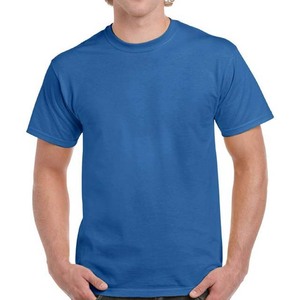 Chemises en coton pour hommes OEM couleur personnalisée taille décontracté à manches courtes hommes t-shirt col rond respirant haute rue coupe ample vêtements de sport - Product Image 2