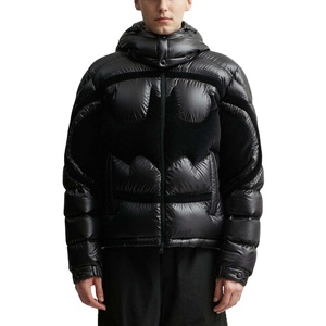 Nueva Chaqueta Bomber Acolchada de Invierno de Alta Gama, Tallas Grandes, Cortavientos, Tejida, con Cremallera Vertical, Estilo Urbano Cálido y a la Moda - Product Image 1