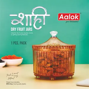 Juego de 1 Recipiente para Frutos Secos Shahi, Redondo, Hermético, Acabado Brillante, Libre de BPA, Apto para Congelador, Multiusos, Ideal para Regalo - Product Image 2