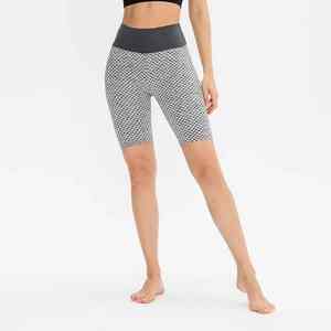 Short de yoga femme taille haute respirant Stretch Fitness avec fermeture à la taille élastique fesse et hanche levage rapide vitesse serrée - Product Image 1