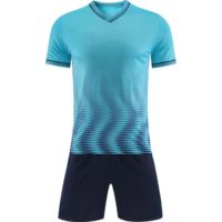Camisetas de fútbol de secado rápido de alta calidad del proveedor de fábrica directa, conjuntos de colores de logotipo de diseño personalizado transpirables directamente de la fuente
