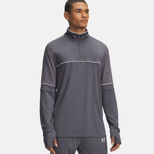 Tops de entrenamiento de equipo deportivo unisex 1-4 chaqueta de jersey con media cremallera camisetas de entrenamiento con media cremallera - Product Image 2