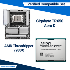 Conjunto AMD Threadripper 7980X + Gigabyte TRX50 AeroD - Product Image 1