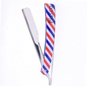 Rasoir de barbier à lame droite en acier inoxydable allemand, directement de l'usine, pour le rasage de la barbe et l'épilation - Product Image 4