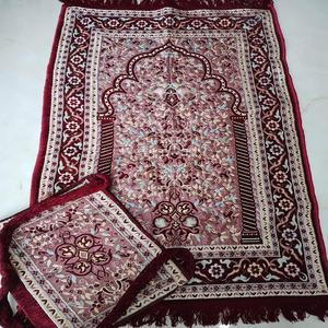 Sac de tapis de prière de voyage confortable de luxe tissu en Polyester doux pliable antidérapant imprimé tapis de prière musulman islamique tissé - Product Image 6