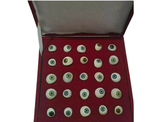 MIX COLOURS ARTIFICIAL EYES/REALISTIC & NATURAL PROSTHETIC EYES SET of 25 PIECE... - Product Image 1
