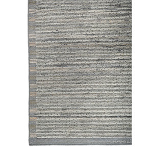 Tapis en laine tissés à la main vertes à motifs abstraits rayés pour la maison, la chambre, le salon et le couloir - Hwl-294 - Product Image 4