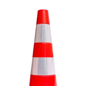 PVC-Free <b>Standing</b> Traffic Barrier 90cm Reflective Waterproof ABS & <b>PC</b> - Product Image 3