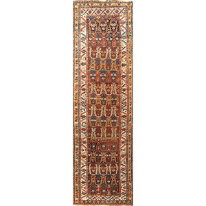 Kiaan Classic Hand Knotted Wool Rugs <b>Red</b> Orange Geometric Abstract Rectangle for Home Big Rectangle Living Room Hallway - Product Image 1