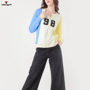 Nuevo estilo de alta calidad de otoño impreso Drop-shoulder Hoodies para mujeres con logotipo frontal personalizado colores Casual sudadera - Product Image 4