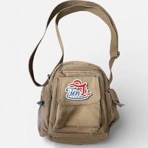 Minimalist <b>Nylon</b> Fabric <b>Crossbody</b> Sling <b>Bag</b> Lightweight Casual for Everyday & Travel Model TL-022 - Product Image 1