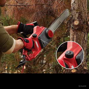 Motosierra Eléctrica con Cable de 12 Amperios y 16 Pulgadas con Baja Retroacción, Autolubricación y Tensión de Cadena sin Herramientas - Product Image 4